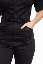 Queen Kerosin - Western Overall aus robustem Jeansgewebe