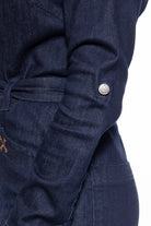 Queen Kerosin - Western Overall aus robustem Jeansgewebe