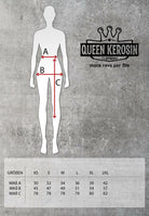 Queen Kerosin - Workwear Jeansrock