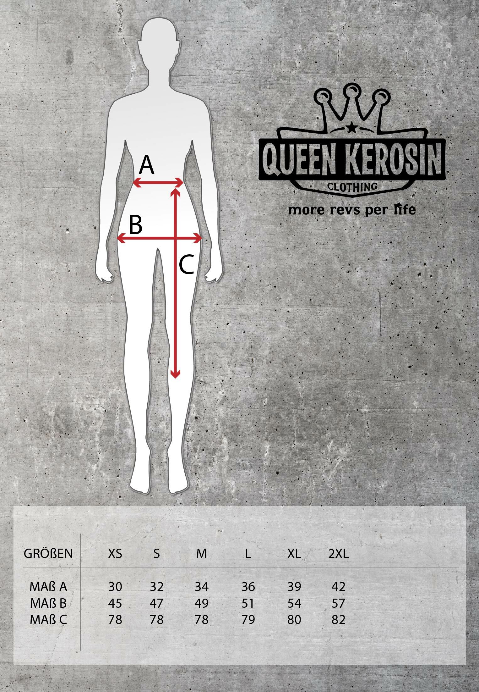 Queen Kerosin - Workwear Jeansrock