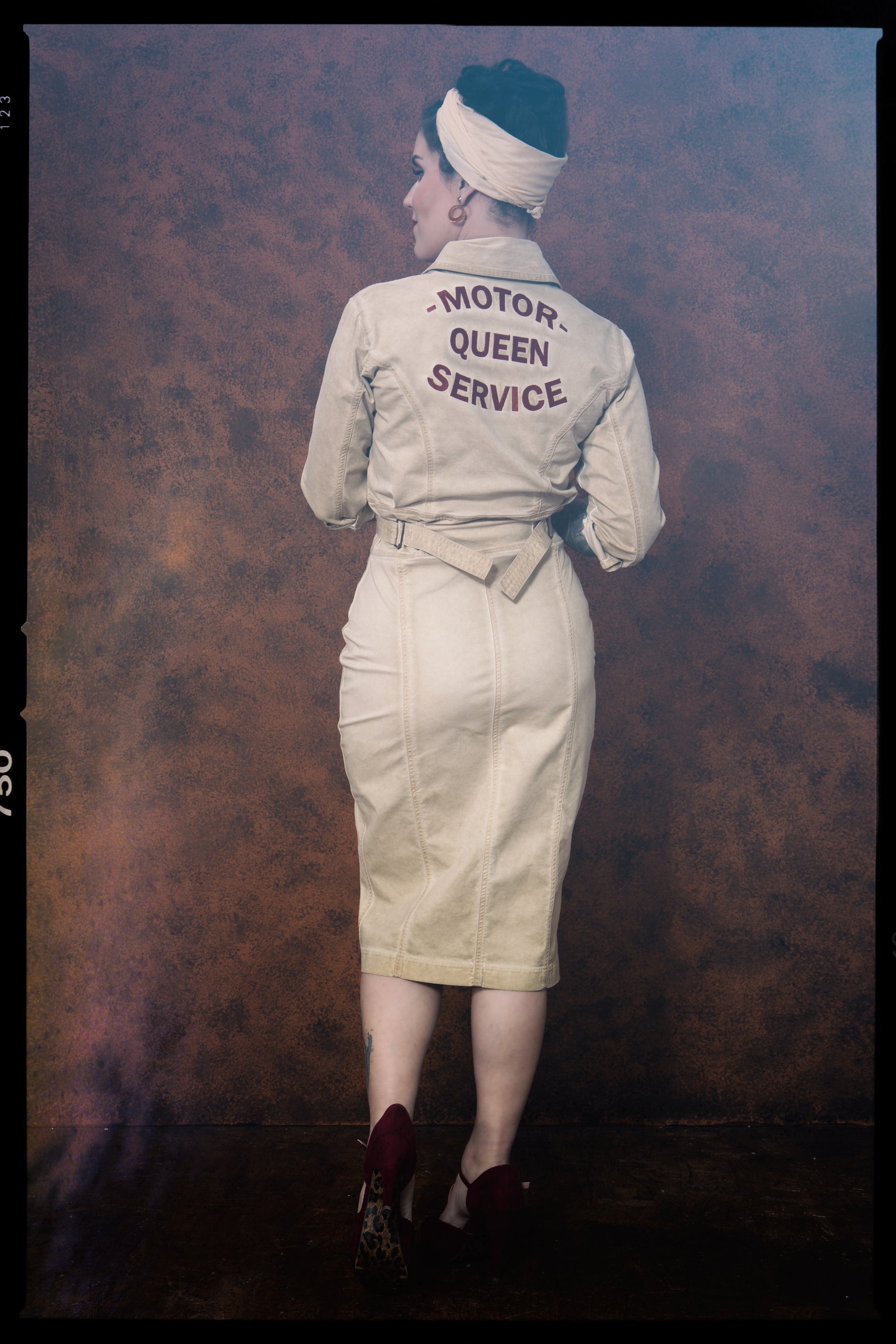 Queen Kerosin - Workwear Kleid «Motor Queen Service»