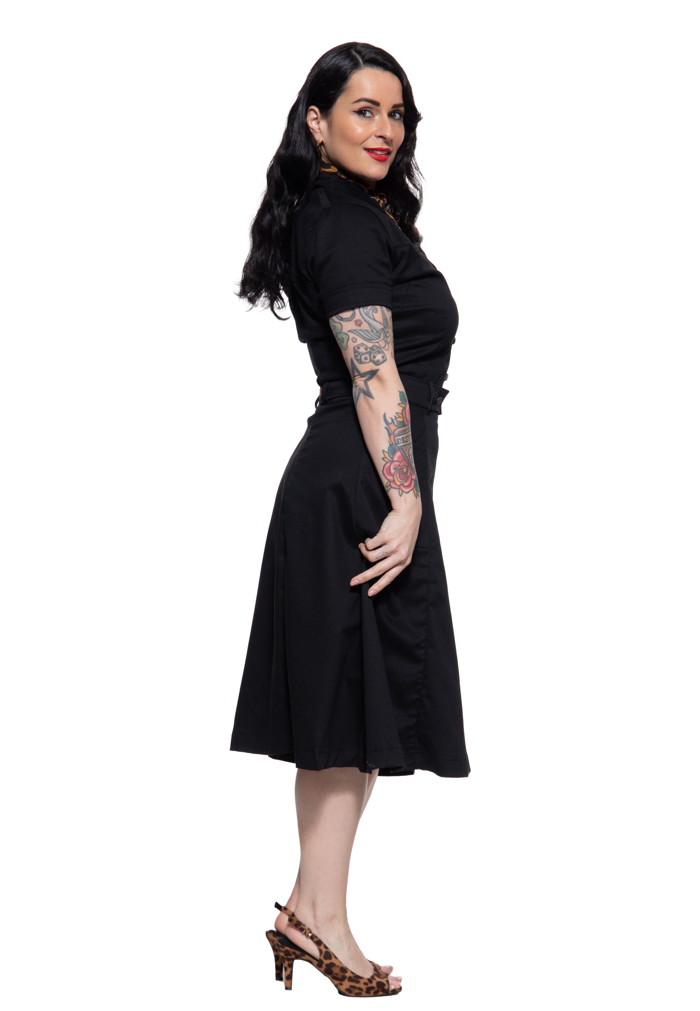Workwear Swingkleid Kleider von Queen Kerosin