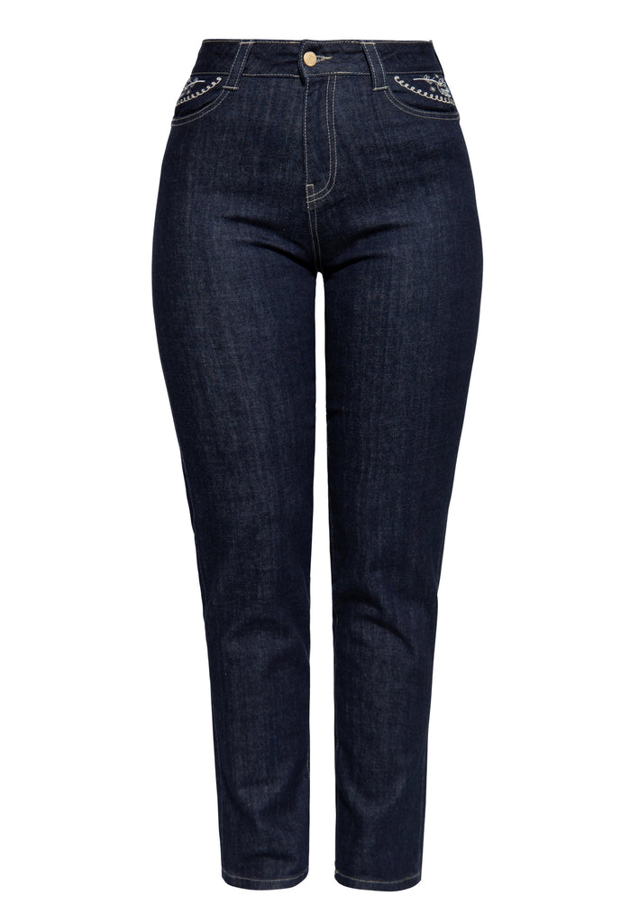 Queen Kerosin 50's Fit Western Jeans