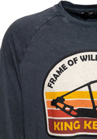 King Kerosin - Acid wash Longsleeve «Frame of Wilderness»