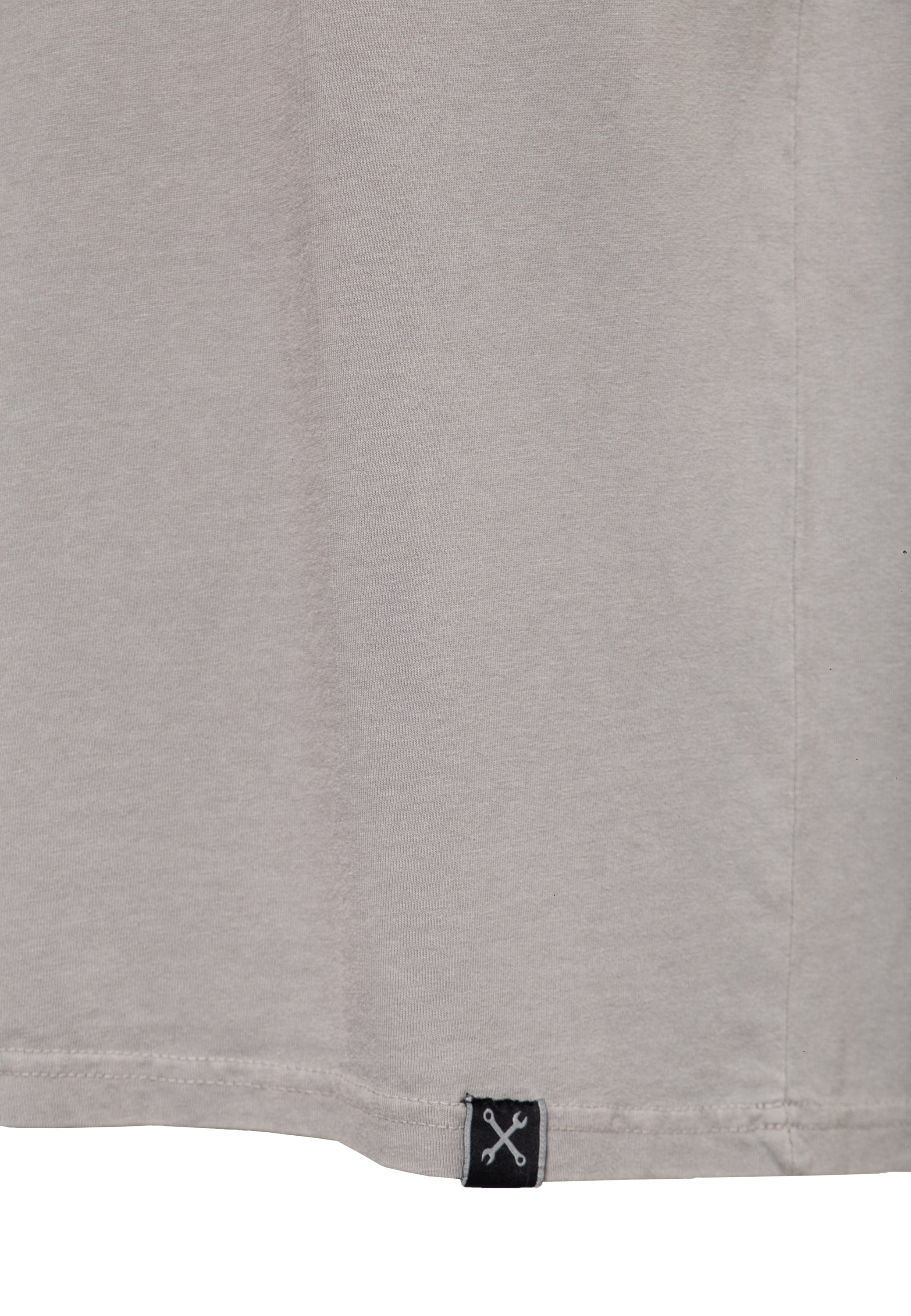 King Kerosin - Acid Wash Print T-Shirt «Psychedelic Custom Chopper»