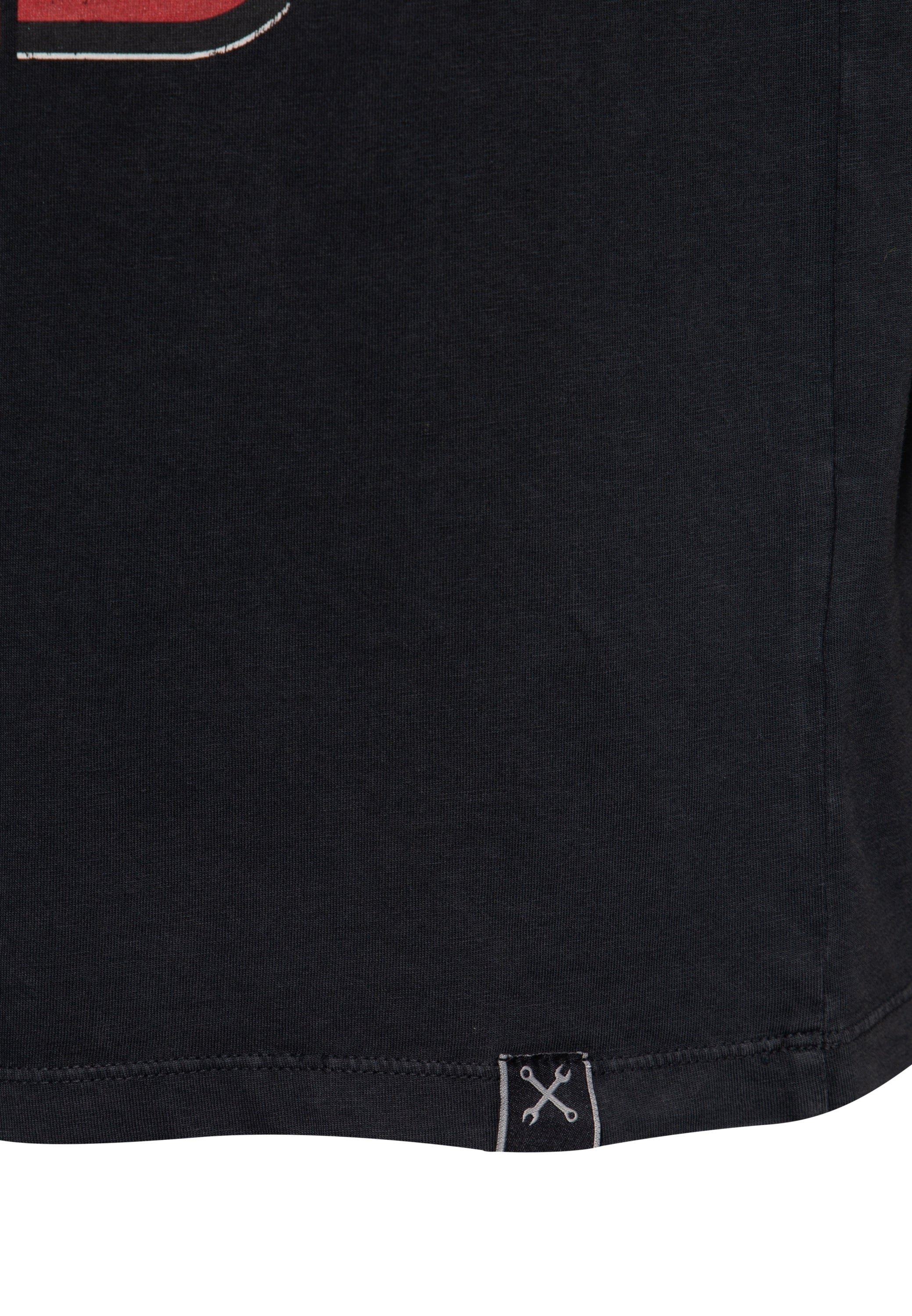 King Kerosin - Acidwash T-Shirt «Red Baron Long Beach»