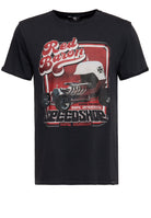 King Kerosin - Acidwash T-Shirt «Red Baron Long Beach»