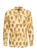 Allover Printed Hemd «Tahiti» Hemden - Langarm von King Kerosin