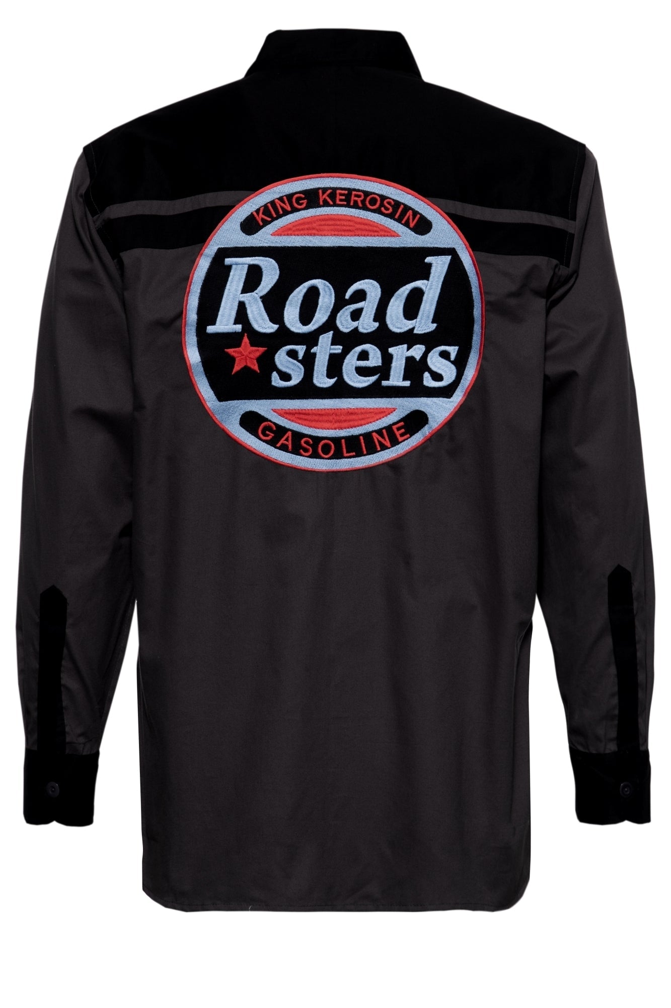 King Kerosin - Authentisches Retro Hemd mit Stickereien «Roadsters Oil»