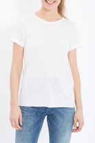 Queen Kerosin - Basic T-Shirt aus Viskose-Mix