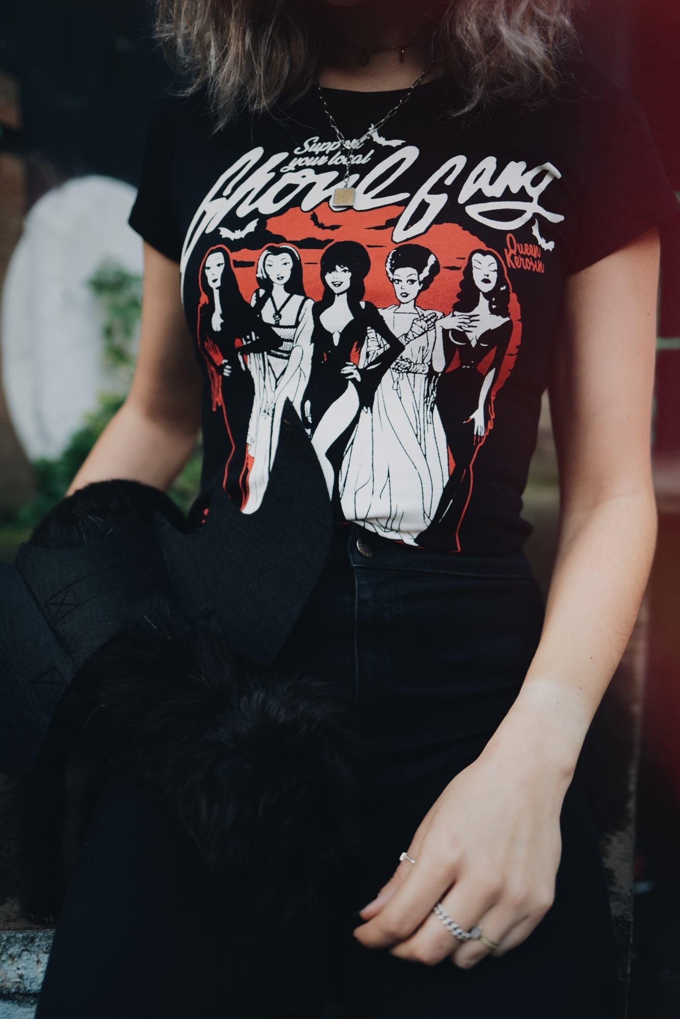 Queen Kerosin - Basic T-Shirt «Ghoul Gang»