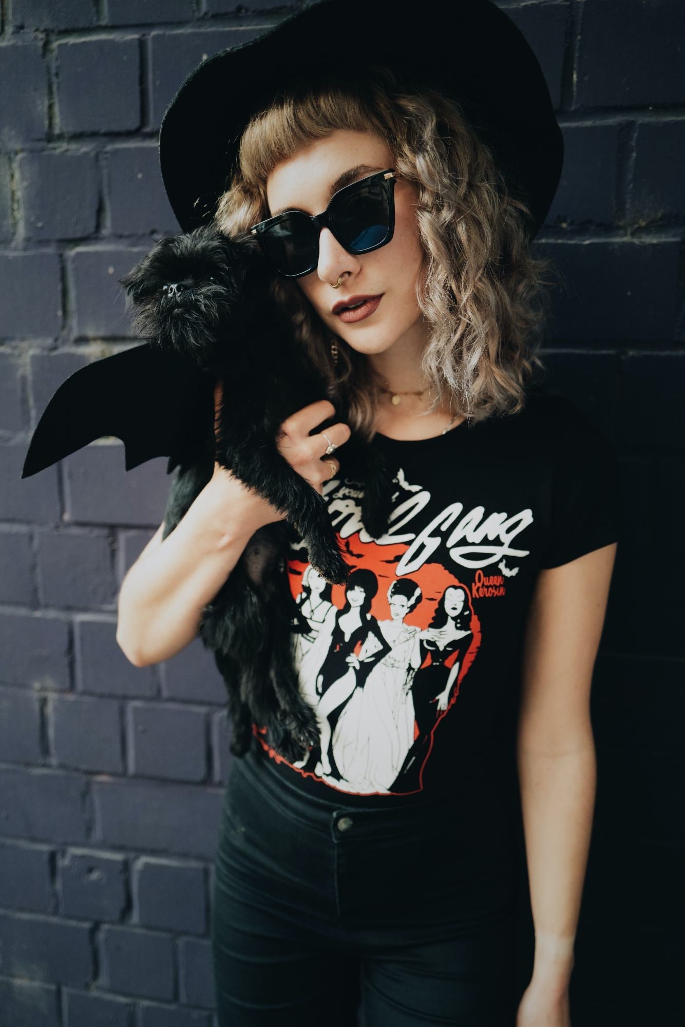 Queen Kerosin - Basic T-Shirt «Ghoul Gang»