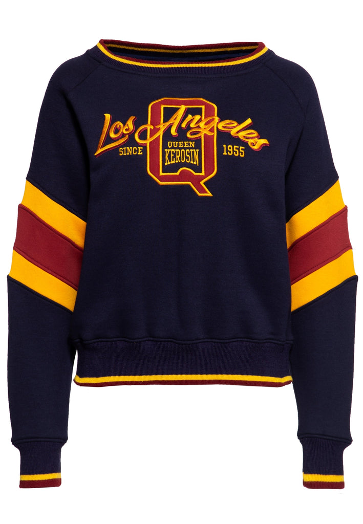 Queen Kerosin Boyfriend Pullover «L.A. Q.»