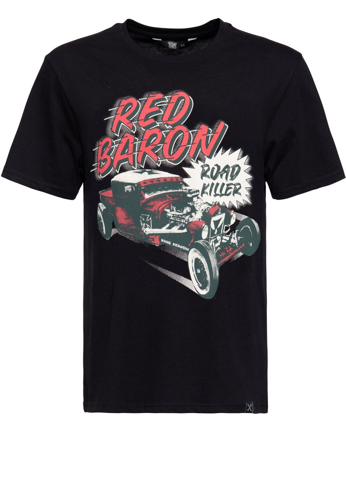 Queen Kerosin Classic T-Shirt «Red Baron Roadkiller»