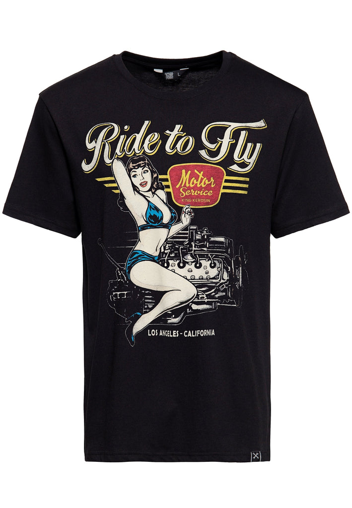 King Kerosin - Classic T-Shirt «Ride to Fly»