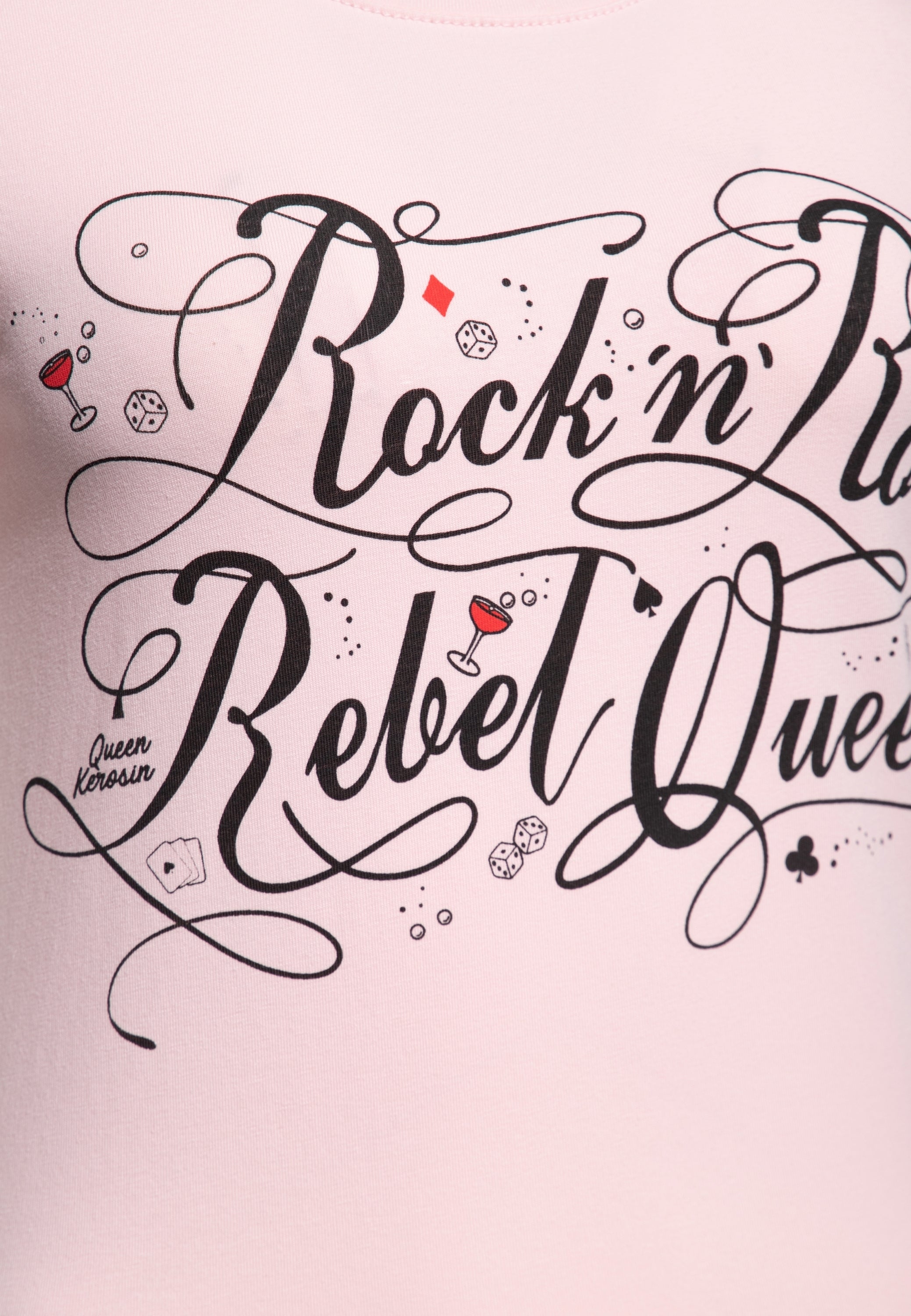 Queen Kerosin - Classic T-Shirt «Rock'n'Roll Rebel Queen»
