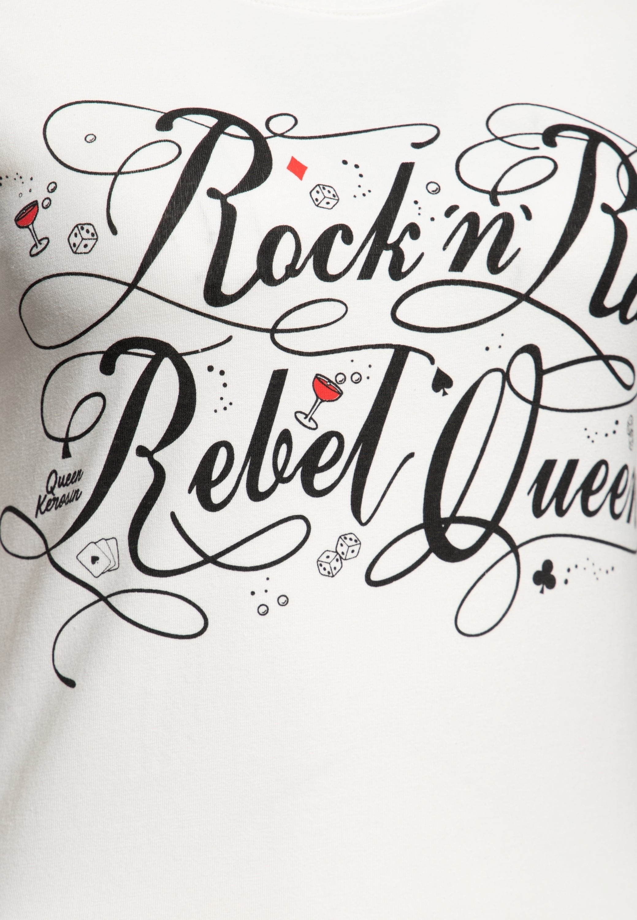 Queen Kerosin - Classic T-Shirt «Rock'n'Roll Rebel Queen»