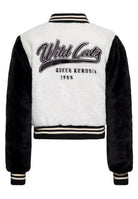 Queen Kerosin - College Fake-Fur Jacke «Wild Cats»