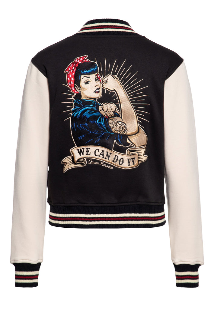 Queen Kerosin - College Jacke «We Can Do It»