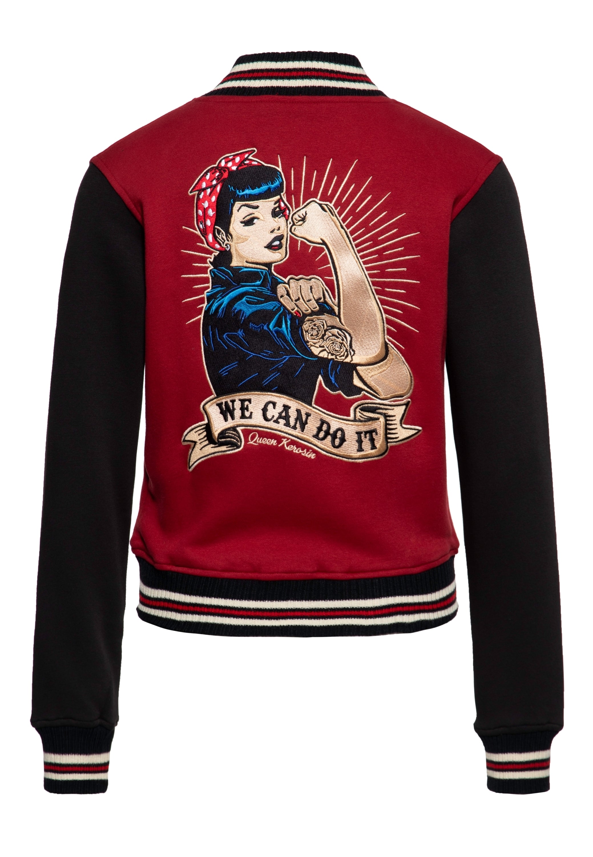 Queen Kerosin - College Jacke «We Can Do It»