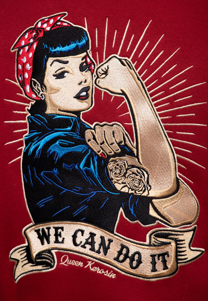 Queen Kerosin - College Jacke «We Can Do It»