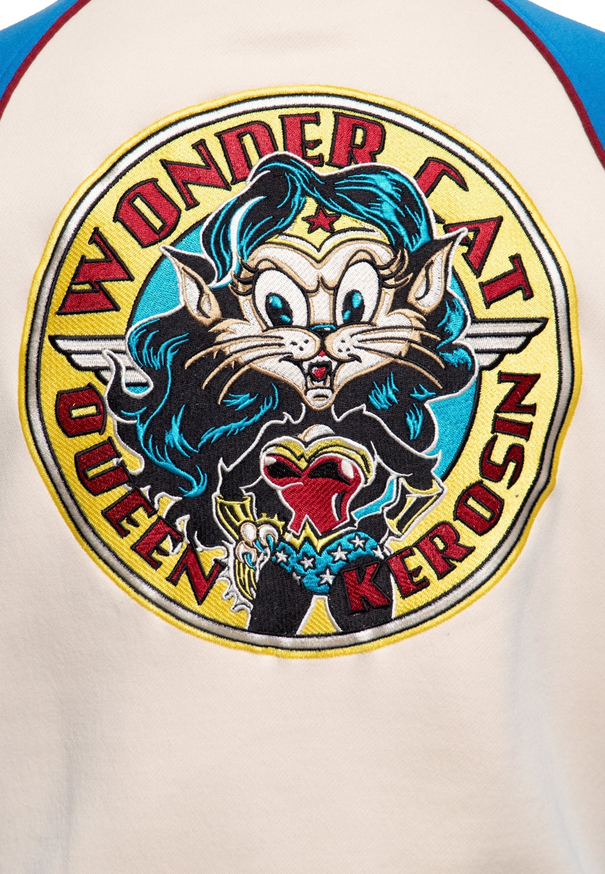 Queen Kerosin - College Jacke «Wonder Cat»