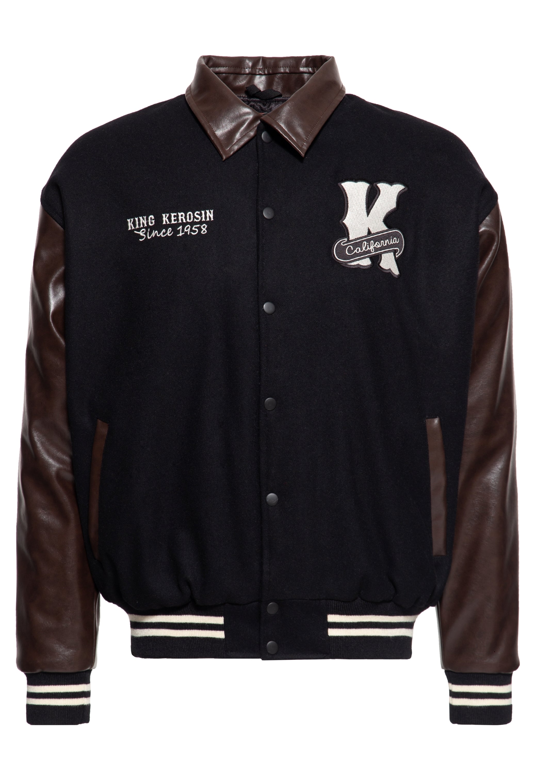 King Kerosin - College Leder Jacke «Pharaos»