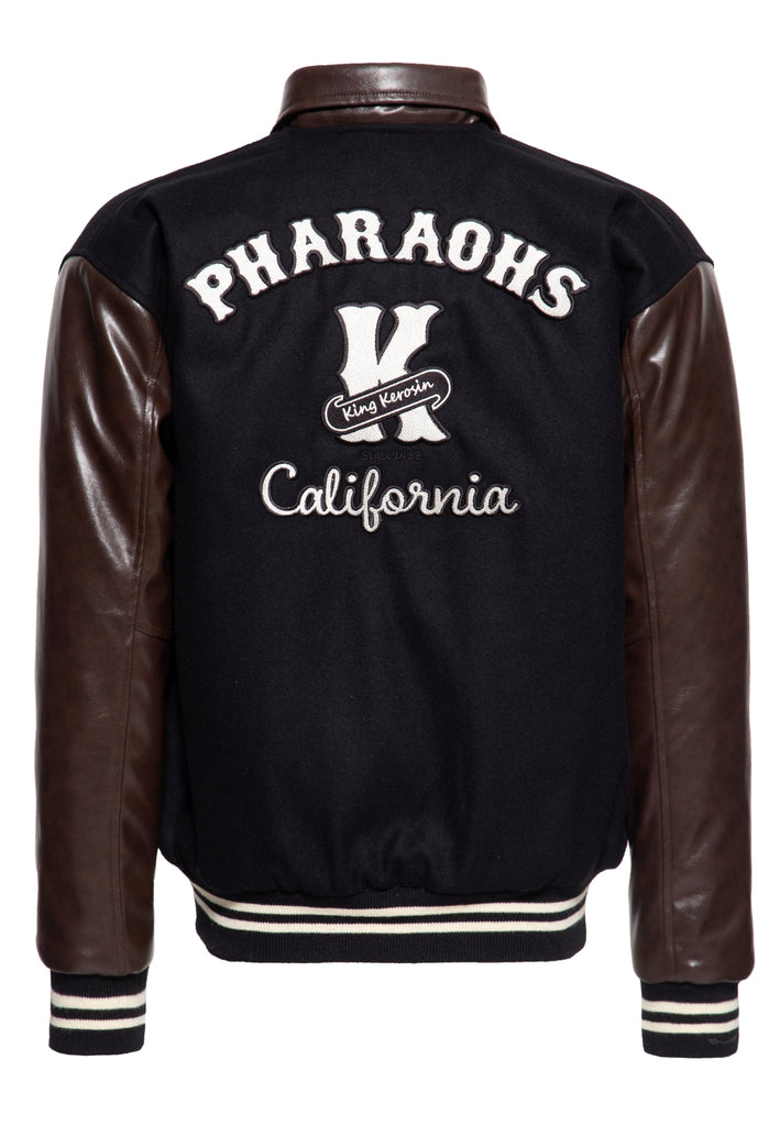 King Kerosin - College Leder Jacke «Pharaos»