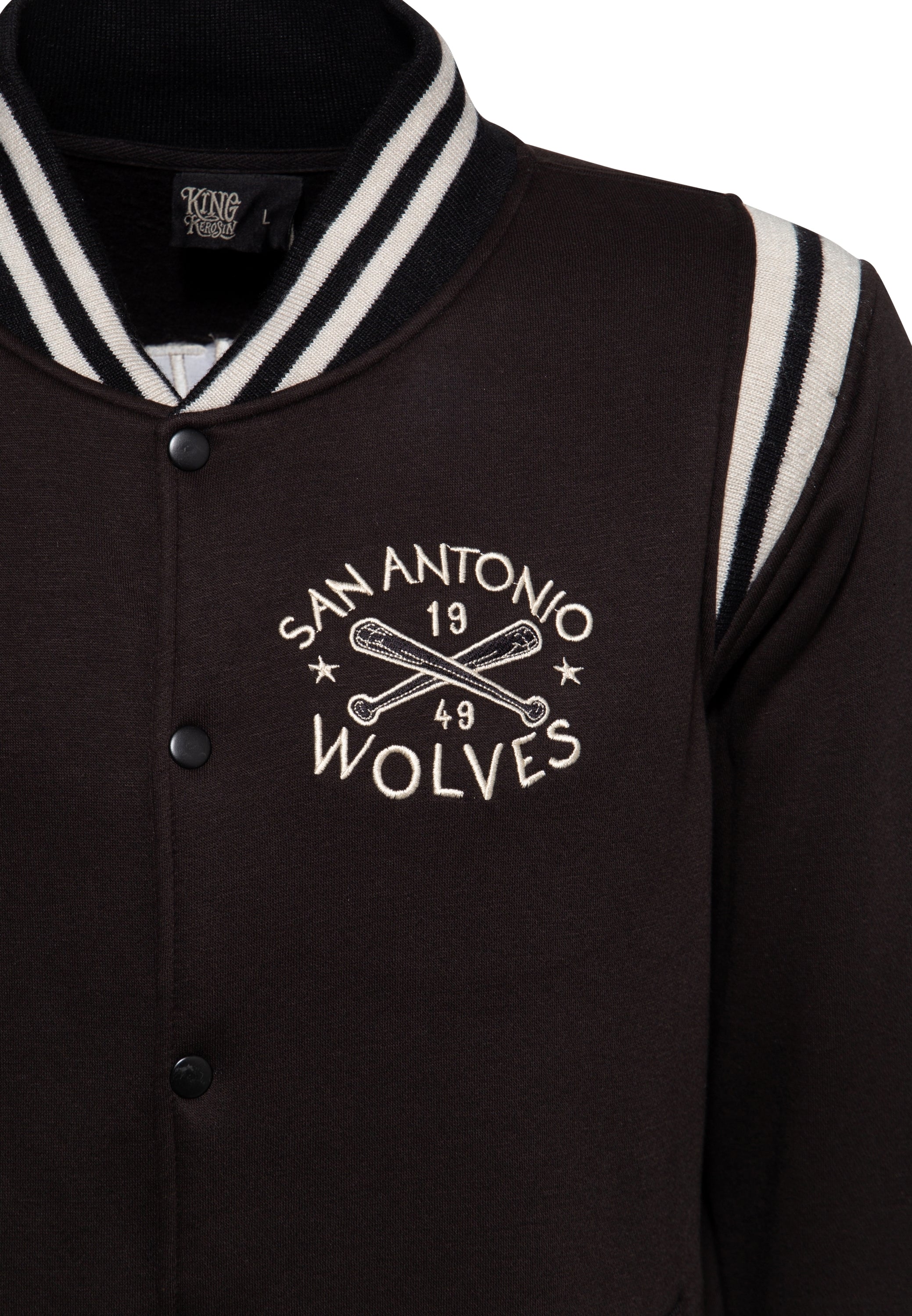 King Kerosin - College Sweat-Jacke «San Antonio Wolves»