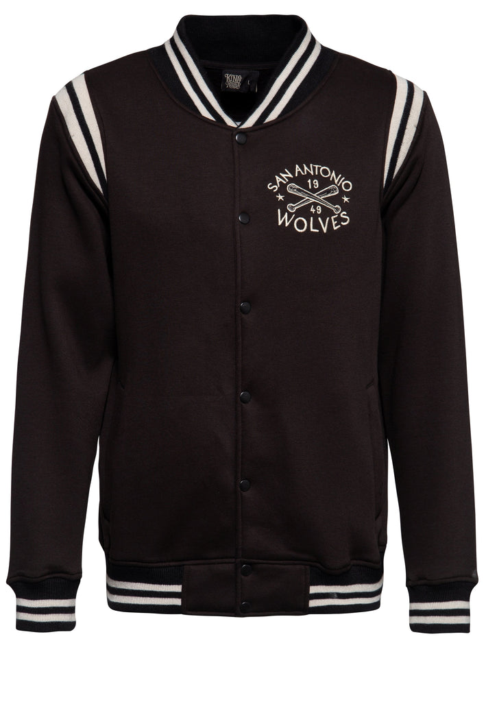 Queen Kerosin College Sweat-Jacke «San Antonio Wolves»