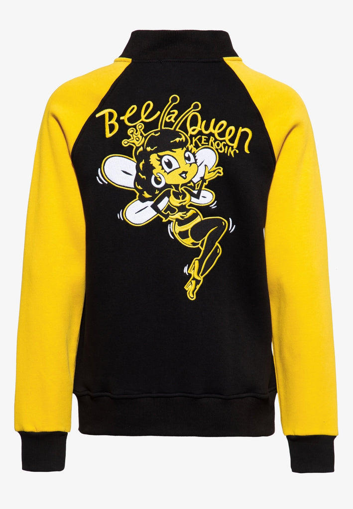 Queen Kerosin - College Sweatjacke «Bee Queen»