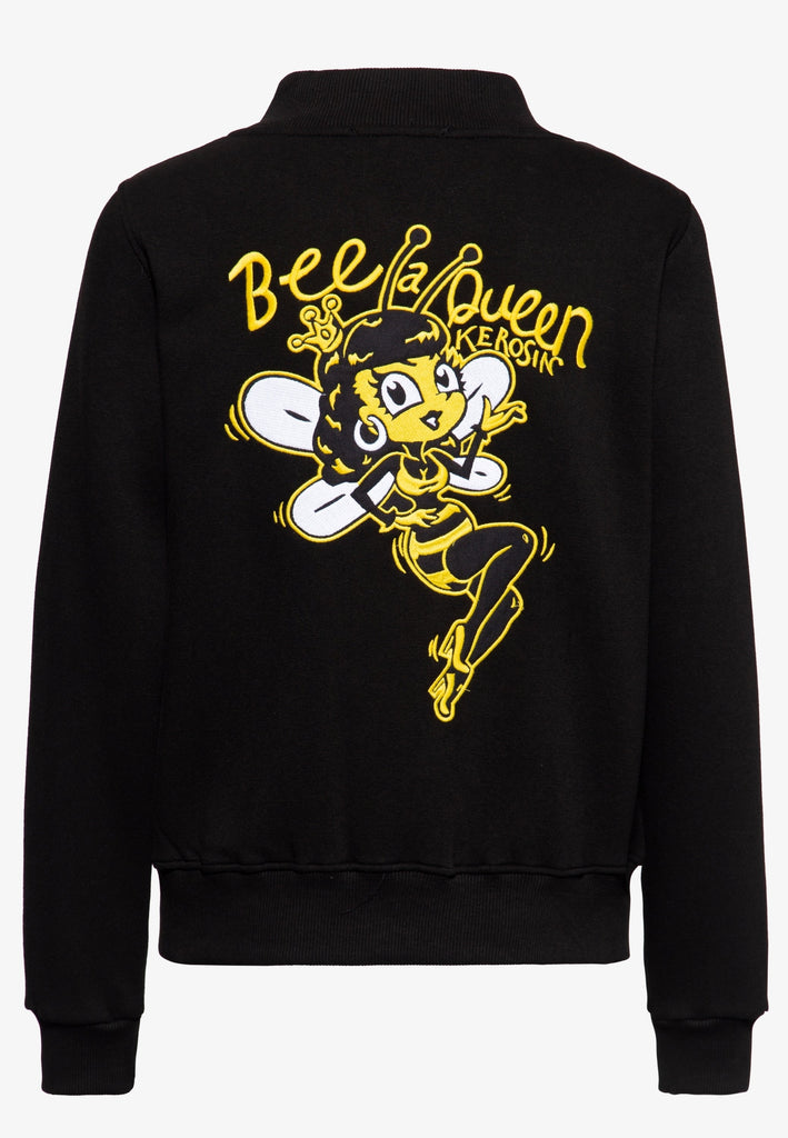 Queen Kerosin - College Sweatjacke «Bee Queen»