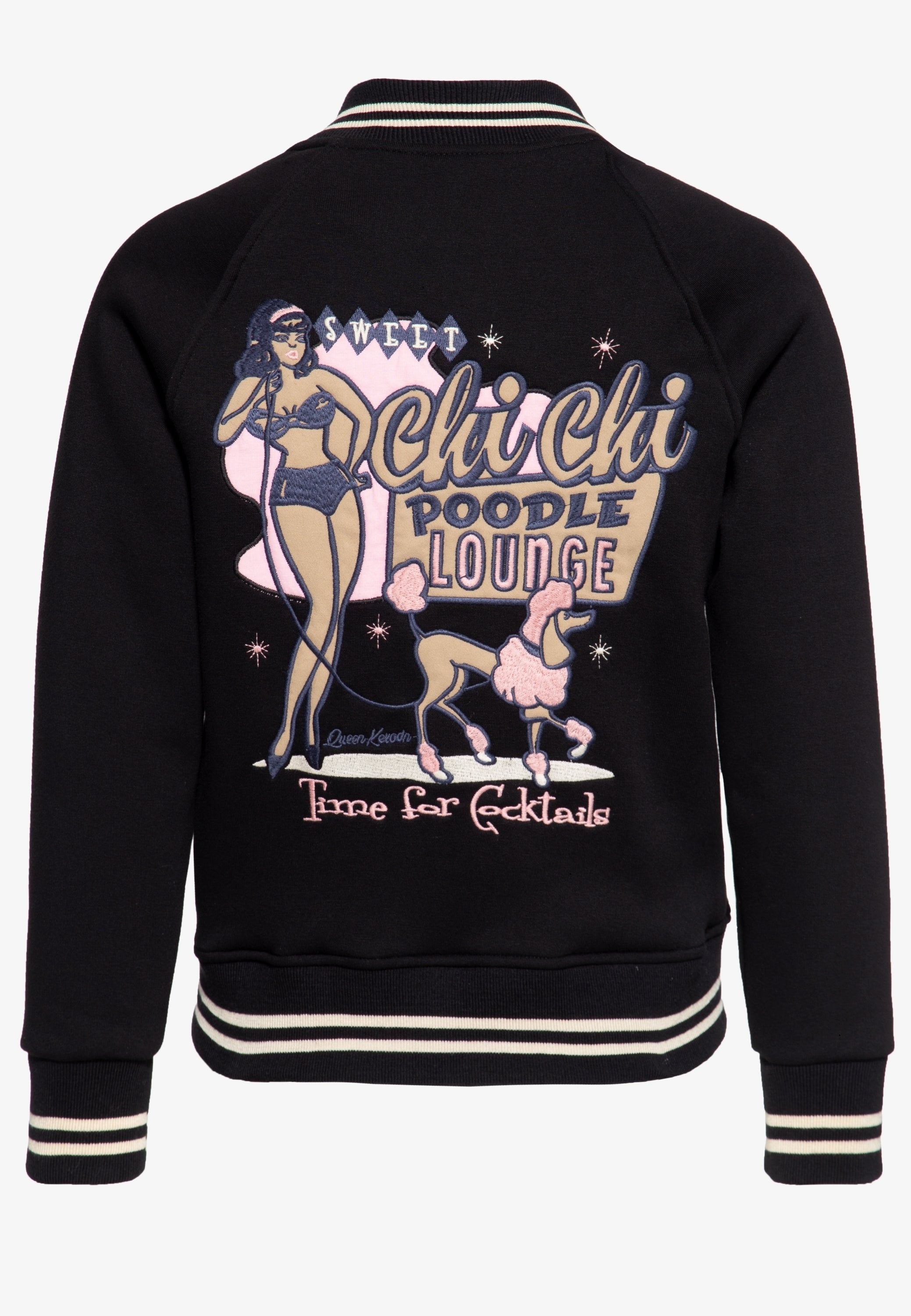 Queen Kerosin - College Sweatjacke «Chi Chi»