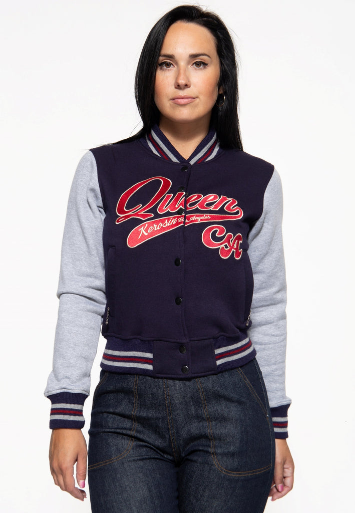 Queen Kerosin College Sweatjacke «Queen CA»