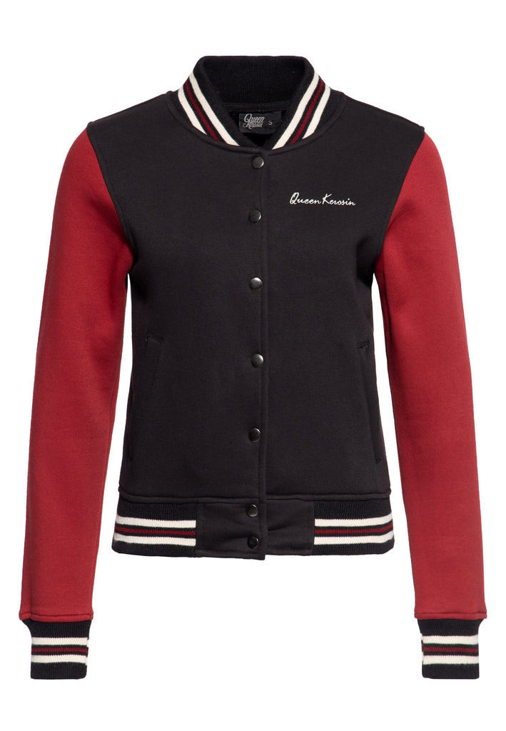 Queen Kerosin - College Sweatjacke «Queen of the Road»