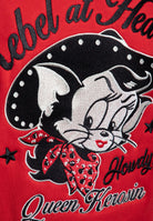 Queen Kerosin - College Sweatjacke «Rebel at Heart»