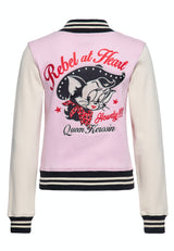 College Sweatjacke «Rebel at Heart» College & Baseball Jacken von Queen Kerosin