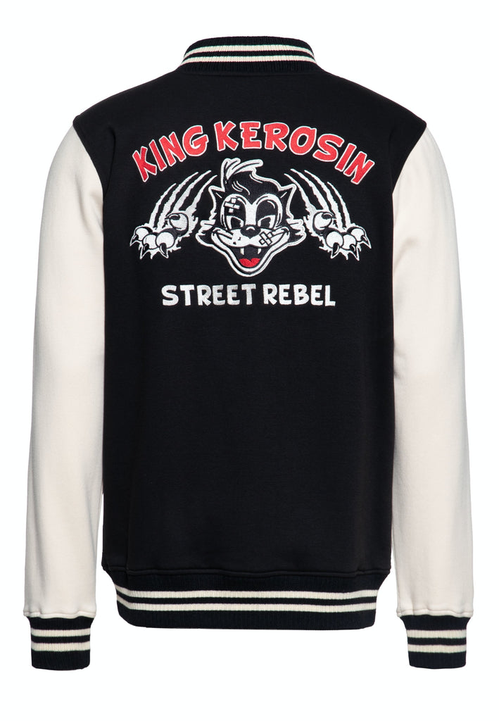 King Kerosin - College Sweatjacke «Street Rebel»