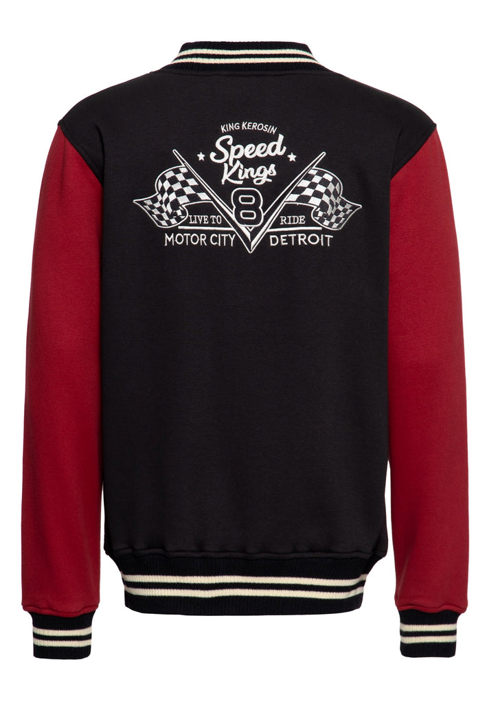 King Kerosin - Collegejacke «Speed Kings V8»