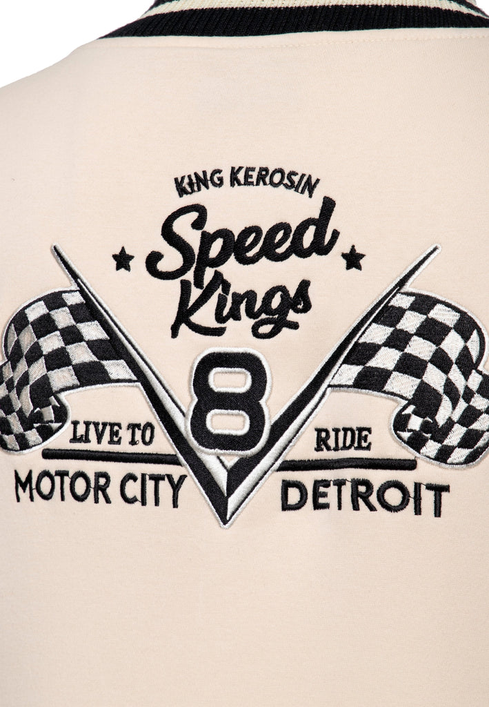 King Kerosin - Collegejacke «Speed Kings V8»