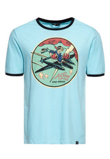 Contrast T-Shirt «Airforce 42» T-Shirts von King Kerosin