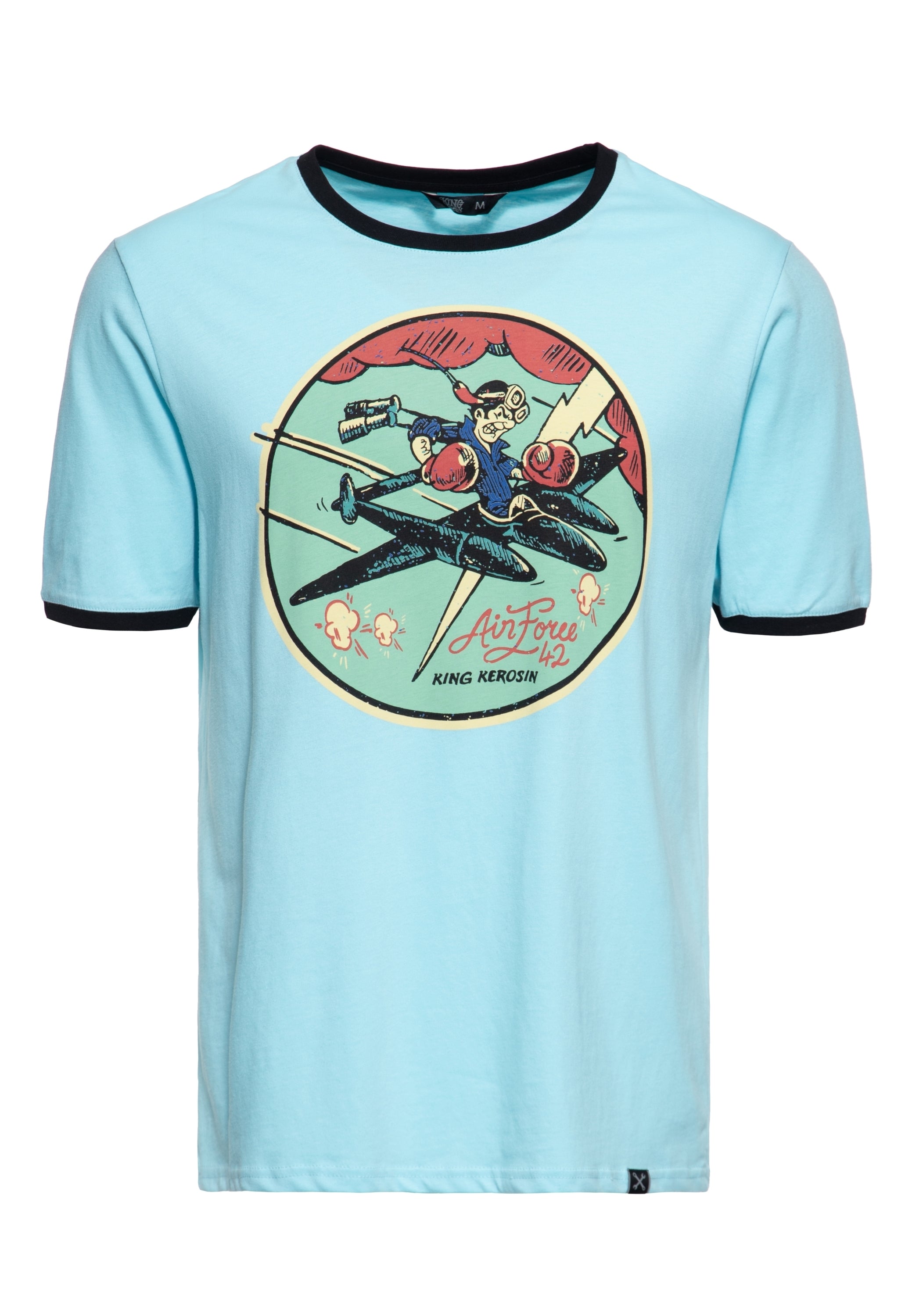 King Kerosin - Contrast T-Shirt «Airforce 42»