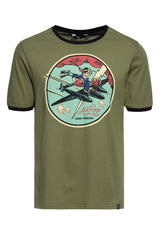 Contrast T-Shirt «Airforce 42» T-Shirts von King Kerosin