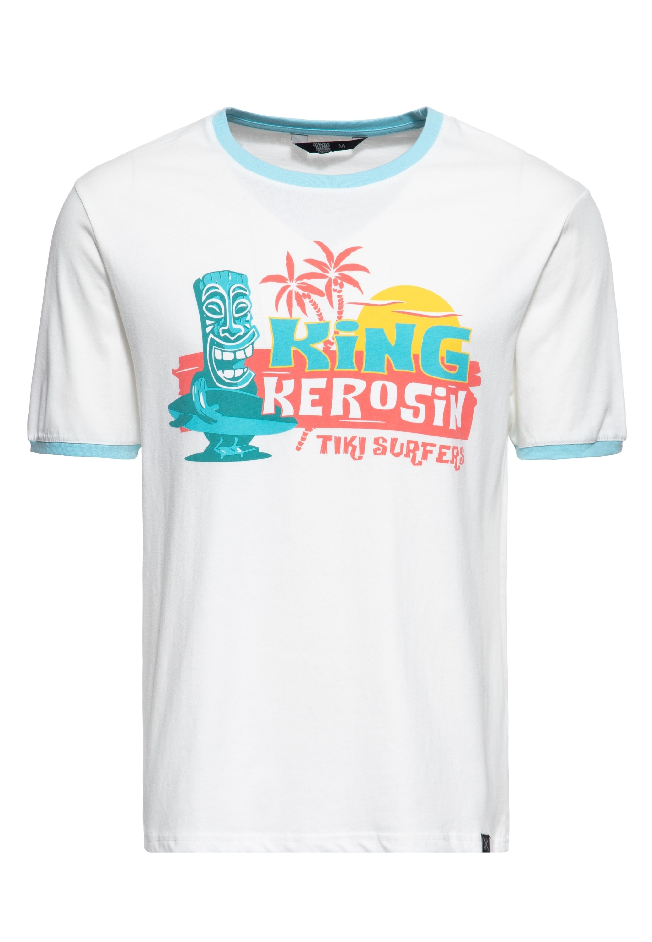 King Kerosin - Contrast T-Shirt «Tiki Surfers»
