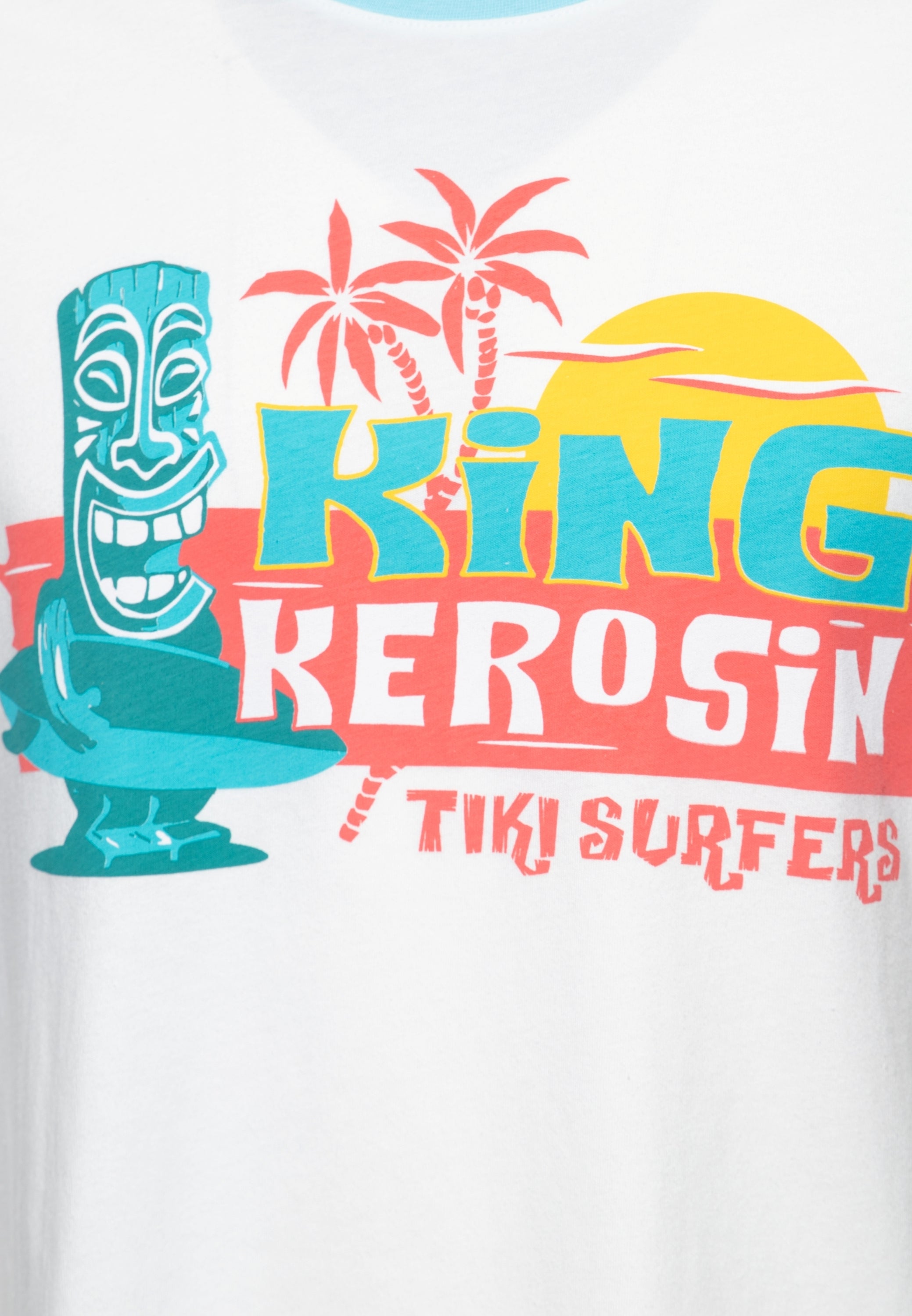 King Kerosin - Contrast T-Shirt «Tiki Surfers»