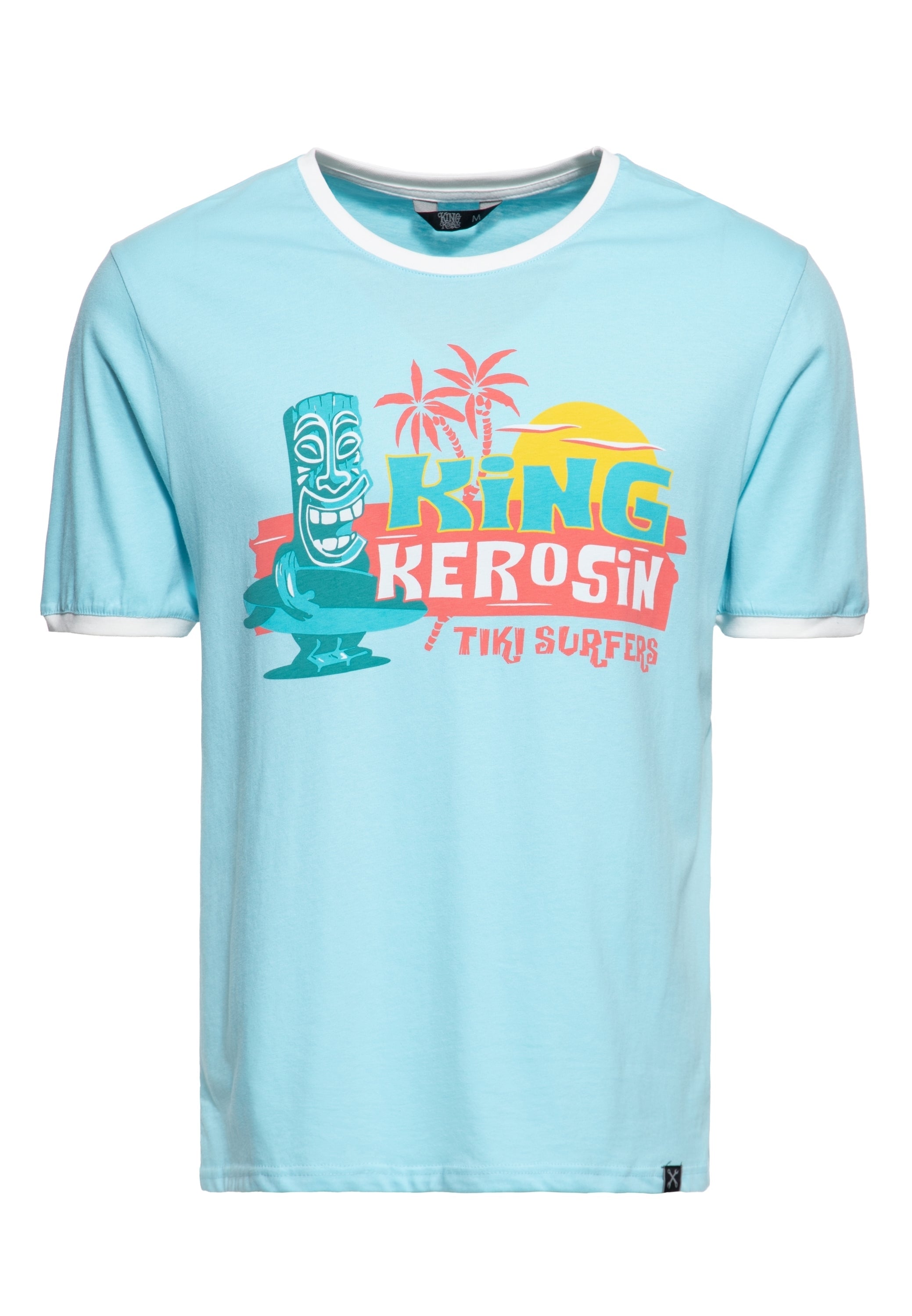 King Kerosin - Contrast T-Shirt «Tiki Surfers»