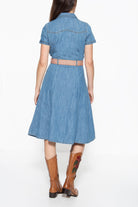 Queen Kerosin - Denim Kleid im Westernlook