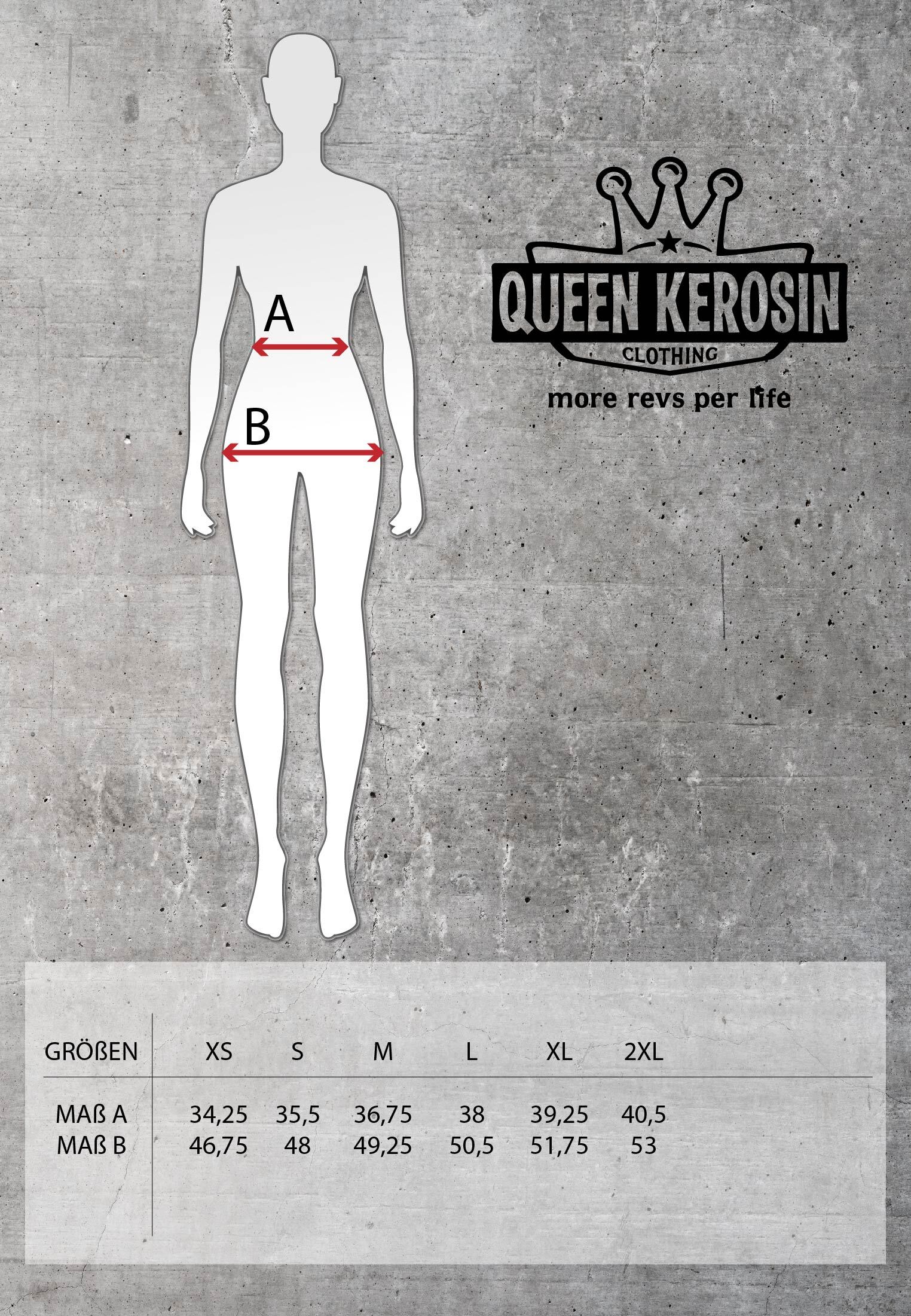 Queen Kerosin - Denim Latz-Shorts