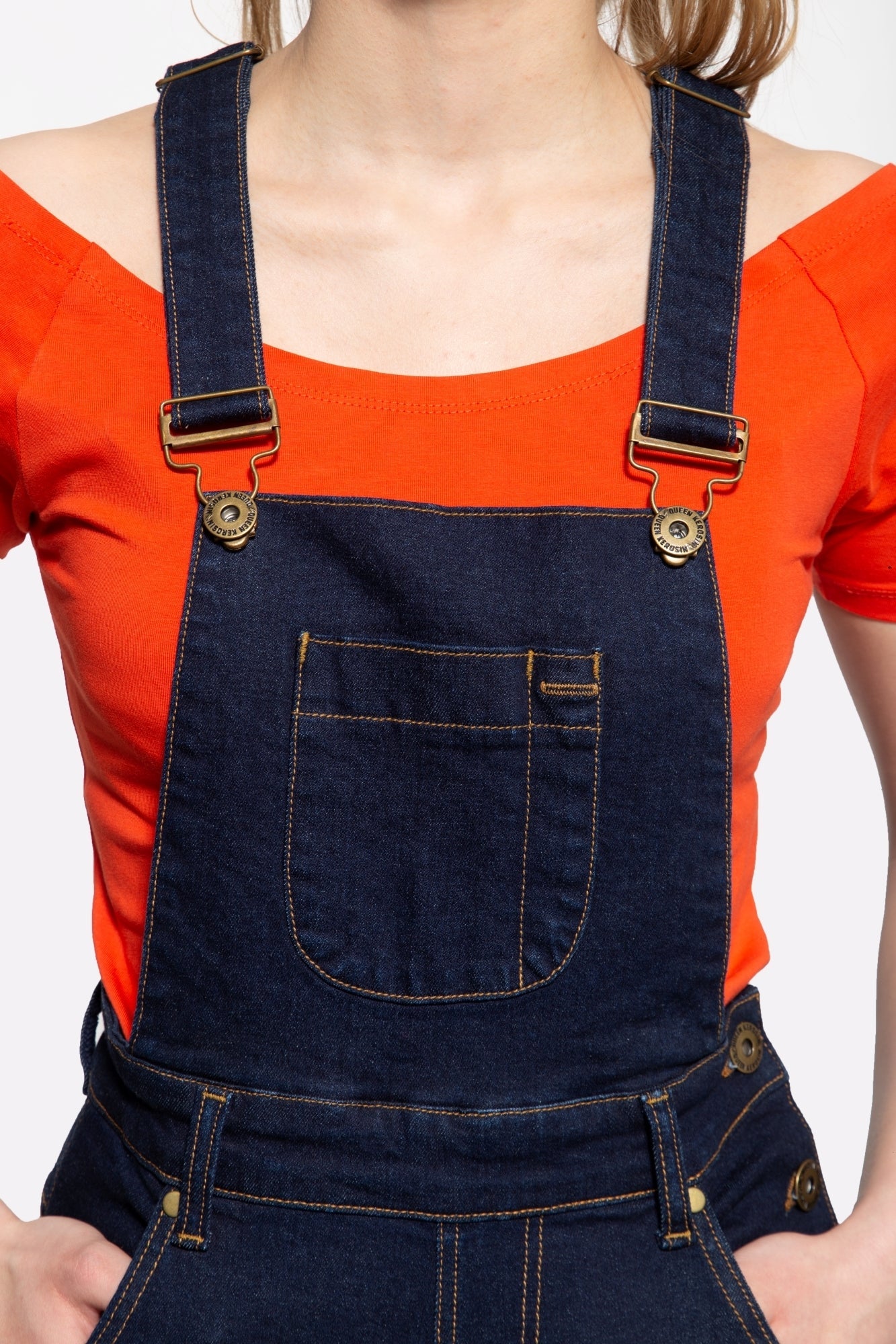 Queen Kerosin - Denim Latz-Shorts