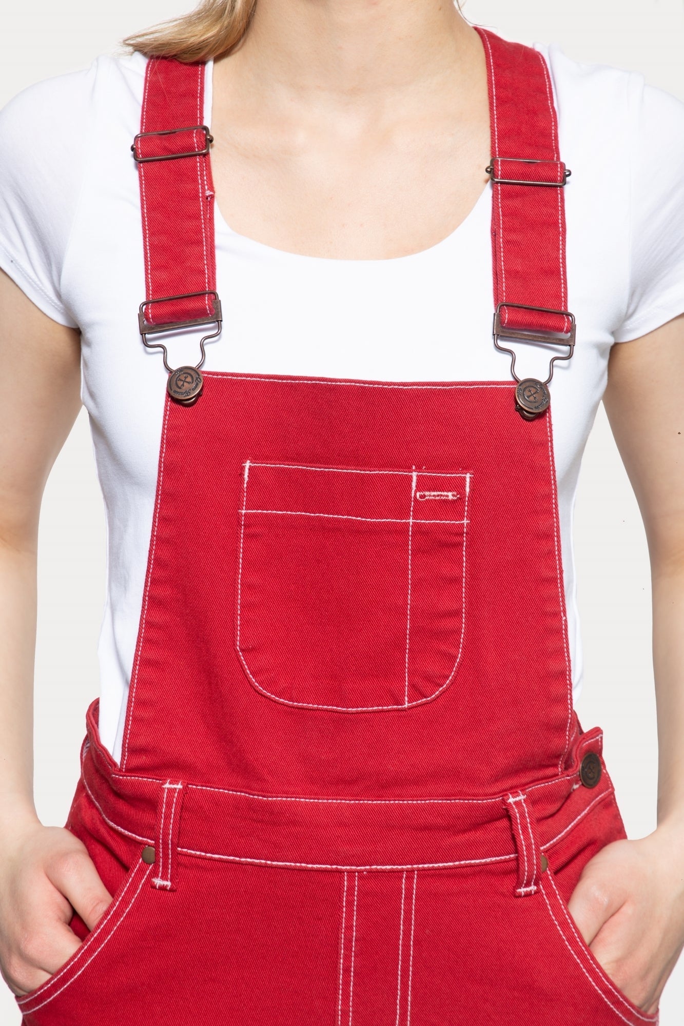 Queen Kerosin - Denim Latz-Shorts
